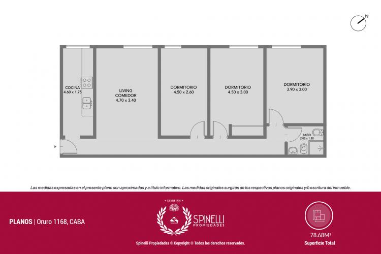 ORURO 1100 / San Cristóbal - Capital Federal