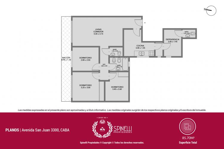 AV SAN JUAN 3300 / Boedo - Capital Federal