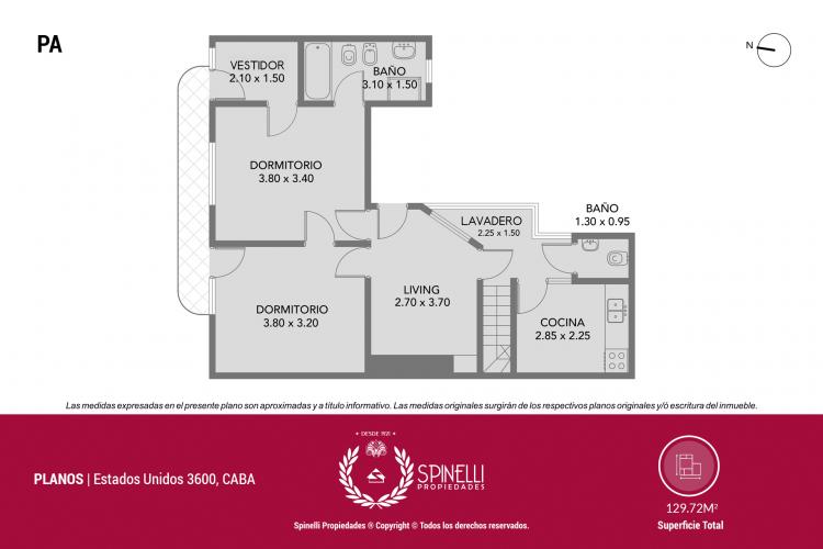 ESTADOS UNIDOS 3600 / Boedo - Capital Federal