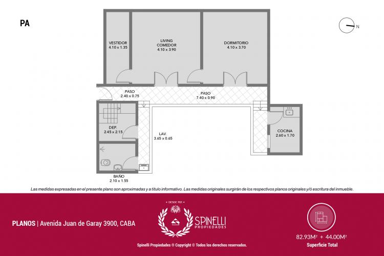 AV J DE GARAY 3900 / Boedo - Capital Federal