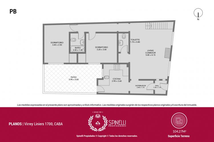 VIRREY LINIERS 1714 / Boedo - Capital Federal